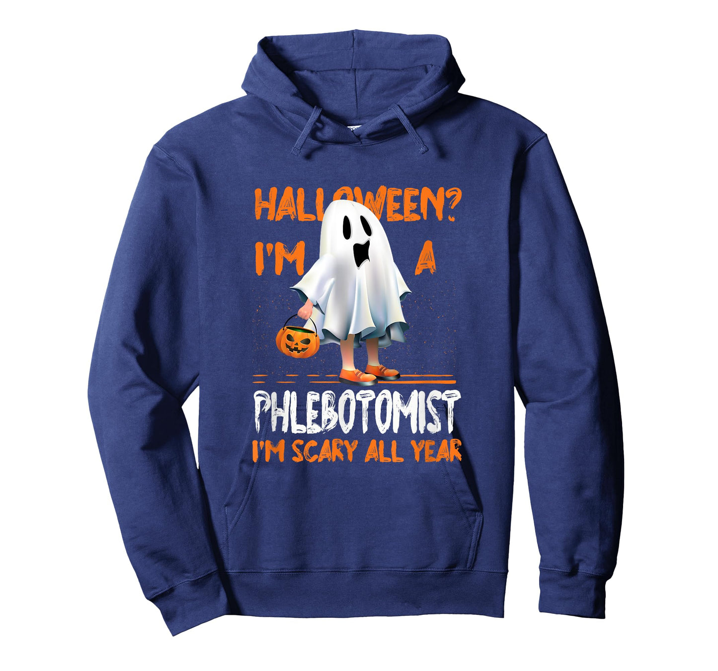 Phlebotomist I'm Scary All Year Halloween Phlebotomy Spooky T-Shirt