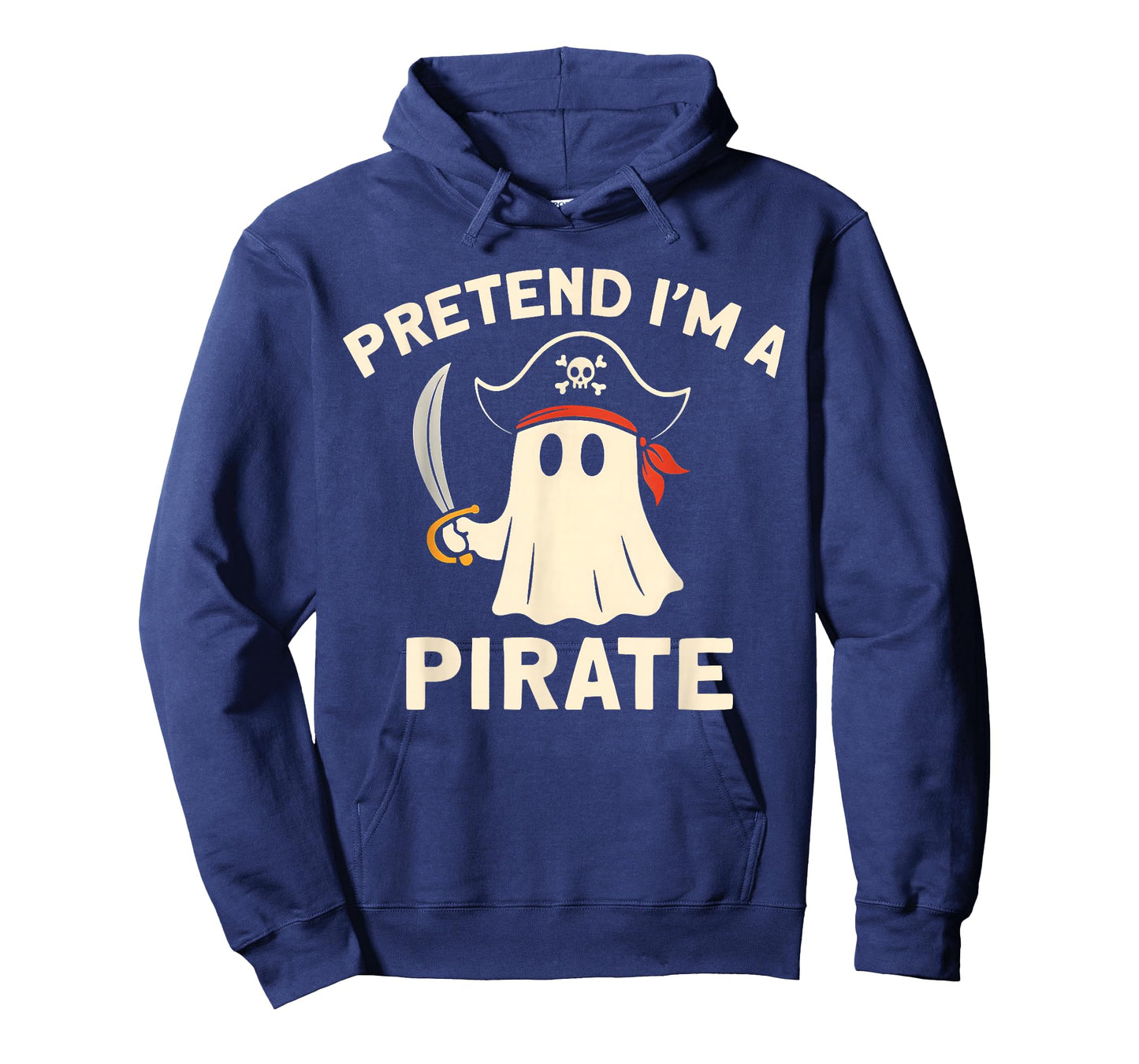 Pretend I'm A Pirate Funny Halloween Ghost Costume Matching T-Shirt