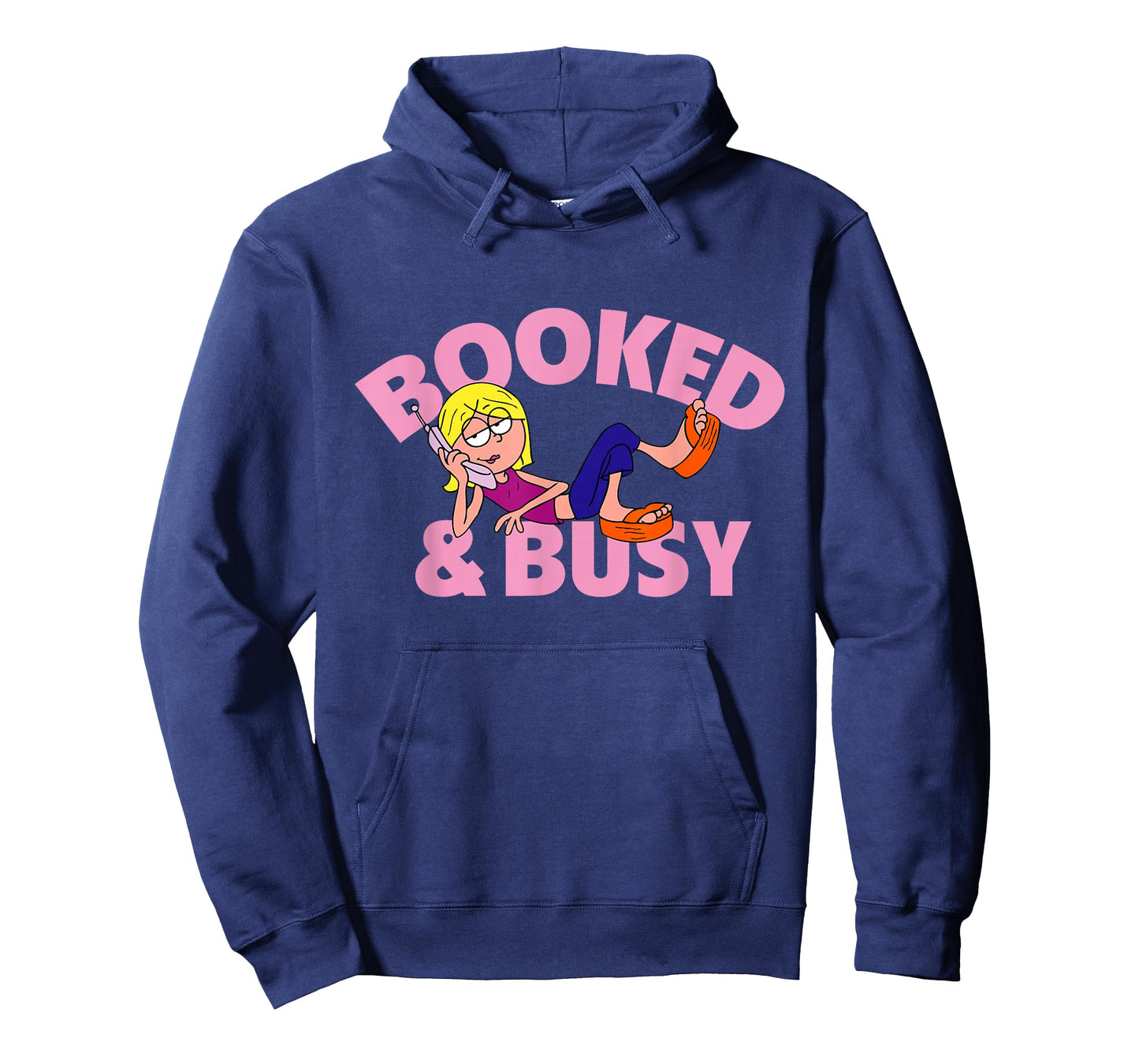 Disney Channel Lizzie McGuire Animated Lizzie Booked & Busy T-Shirt Small