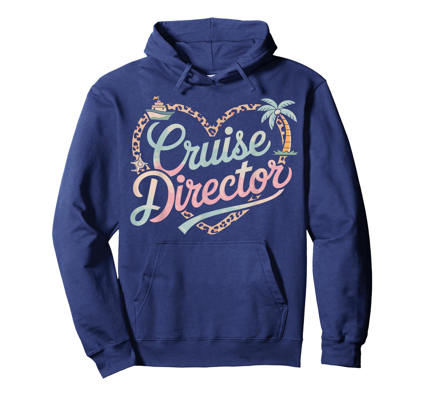 Funny Cruise Director Appreciation JM Unisex-Adults Black Small Crew Neck Short Sleeve T-Shirt
