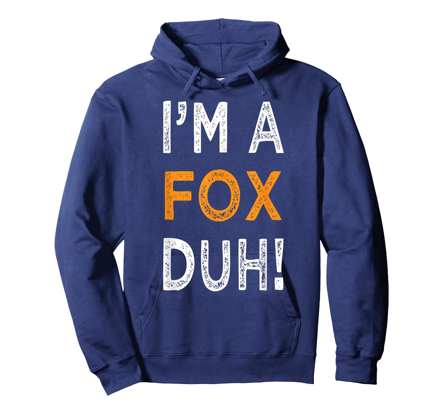 I'm A Fox Duh Halloween Costume Easy Funny For Men Women T-Shirt