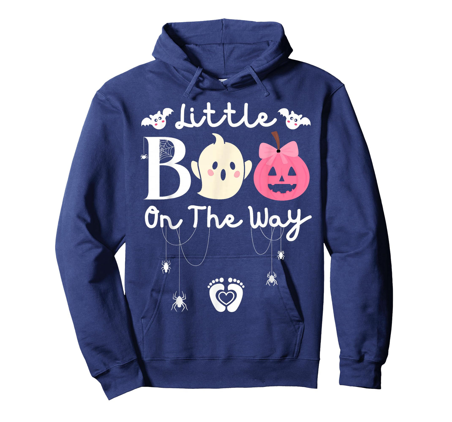 Little Boo On The Way-Halloween Girls Pregnancy Announcement T-Shirt