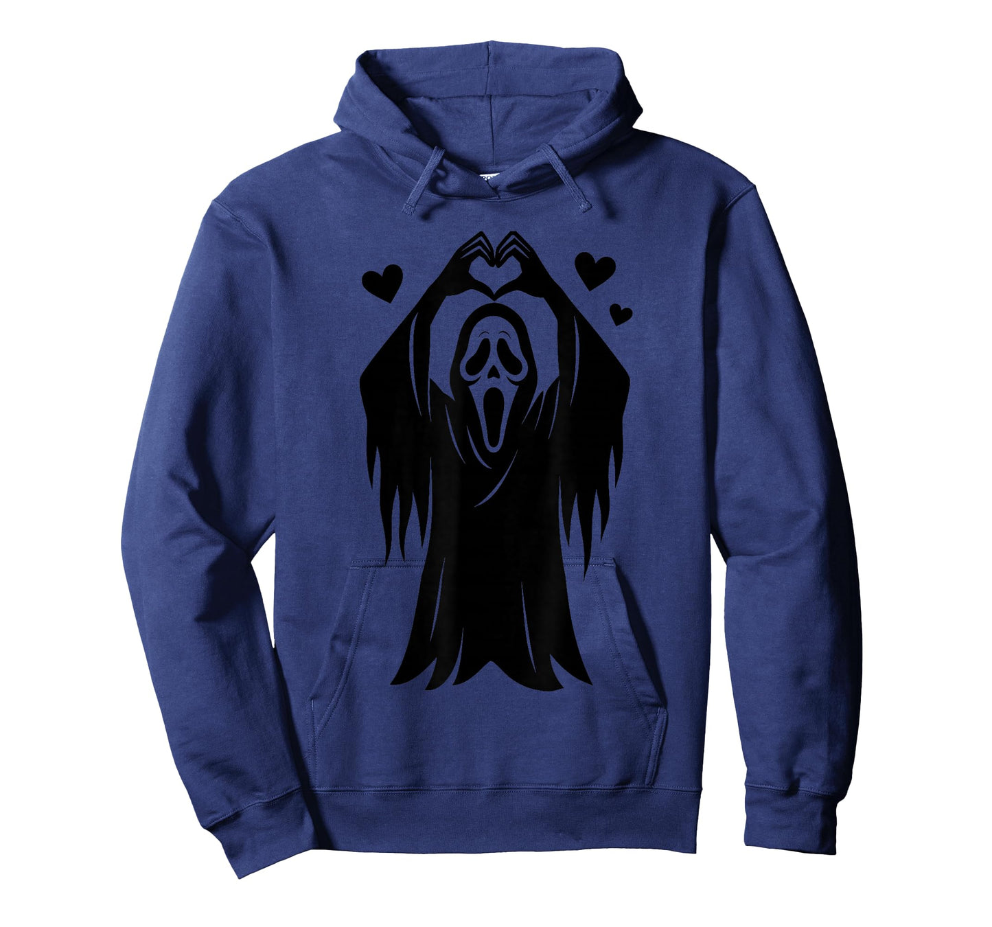 Creepy Horror Ghost Heart Hands, Happy Halloween T-Shirt