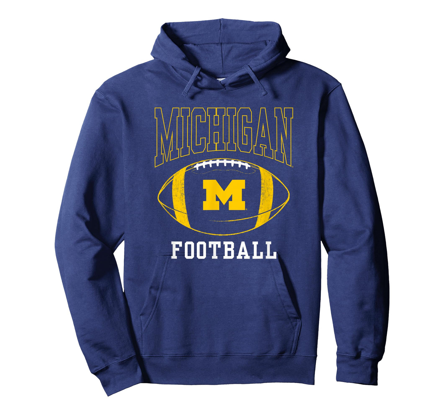 University of Michigan Wolverines U of M Football Ball T-Shirt
