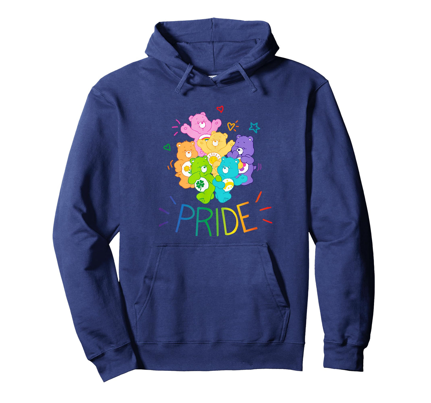 Care Bears Rainbow Pride and Doodles Cute Retro Cartoon T-Shirt