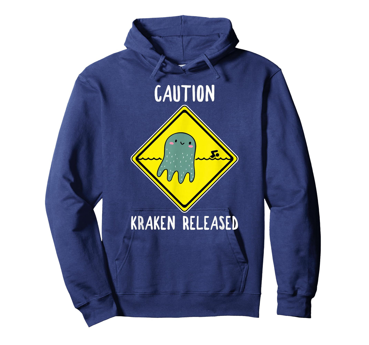 Release The Kraken Shirt Caution Sign Funny Octopus Gift T-Shirt
