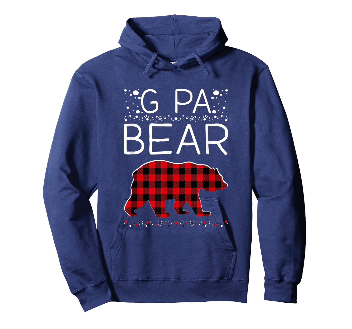 G Pa Bear Christmas Pajamas Matching Family Plaid Men T-Shirt