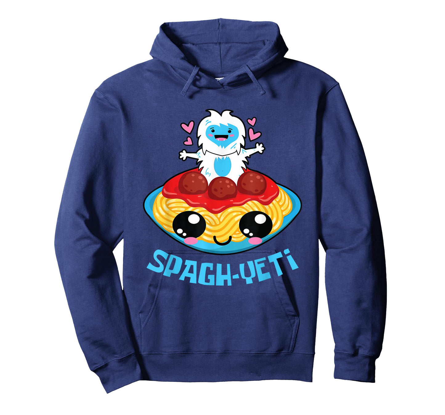 Spagh-Yeti I Spaghetti Sweet Kawaii Yeti Bigfood Manga T-Shirt