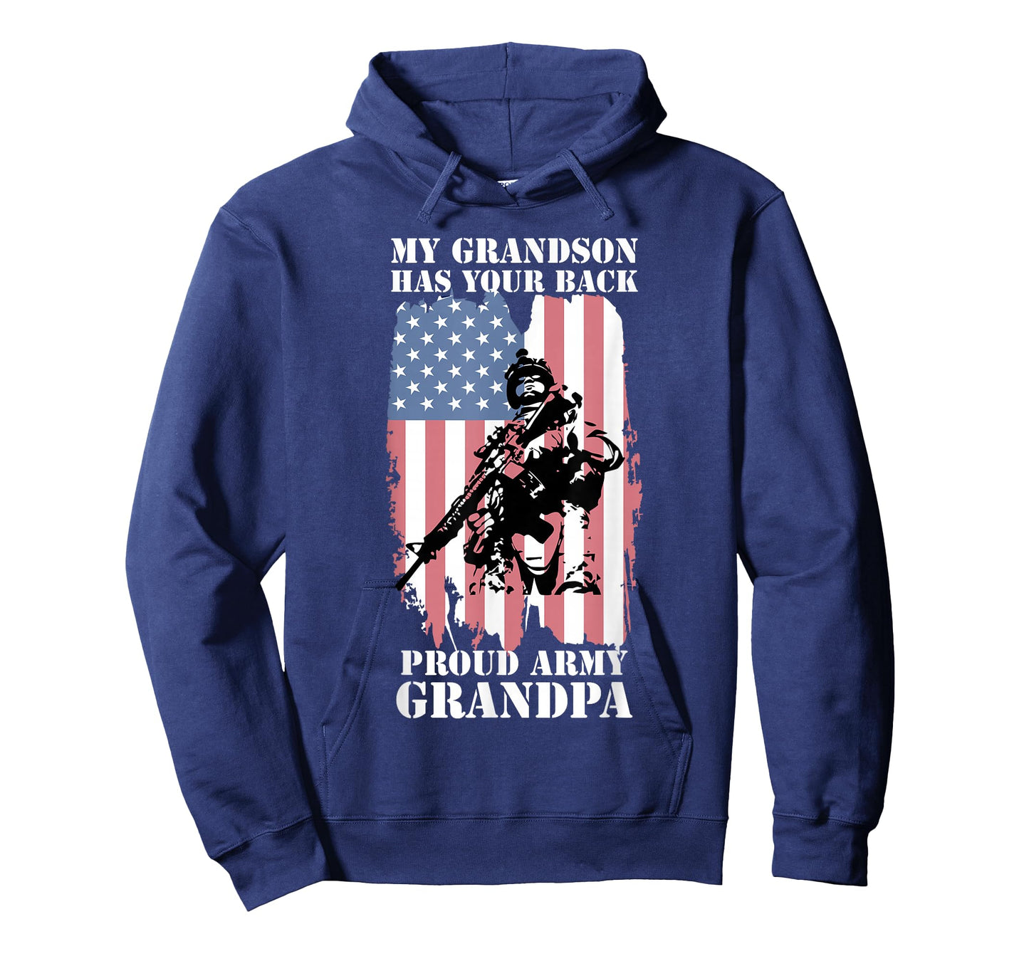 My Grandson Has Your Back - Proud Army Grandpa Shirt Gift T-Shirt