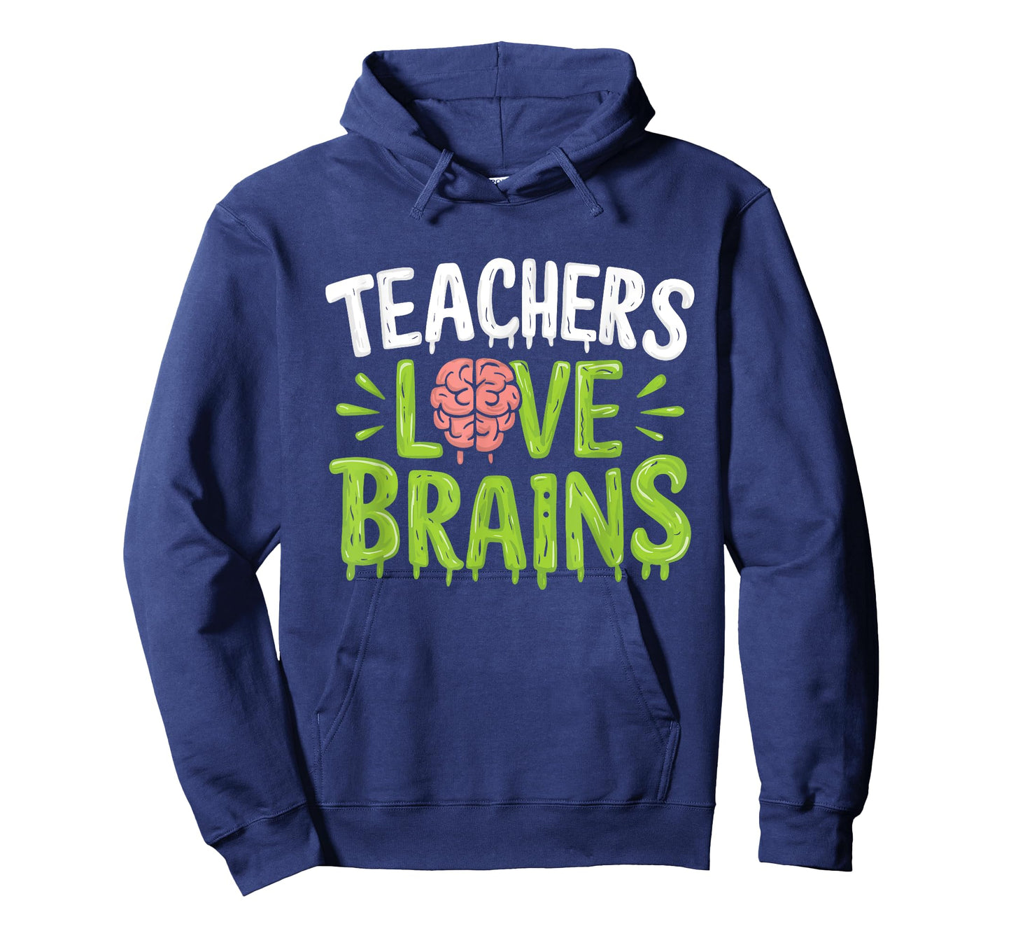 Teachers Love Brains Halloween Teacher Zombie T-Shirt