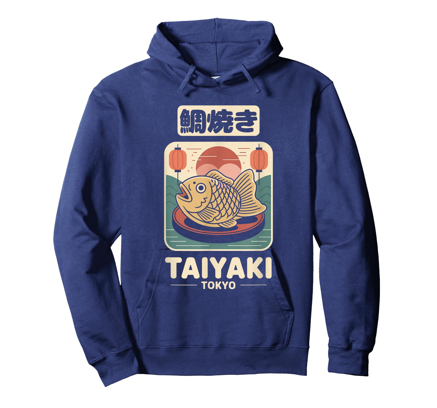 Taiyaki Japan Fish Shaped Cake Retro Japanese Kanji Souvenir T-Shirt