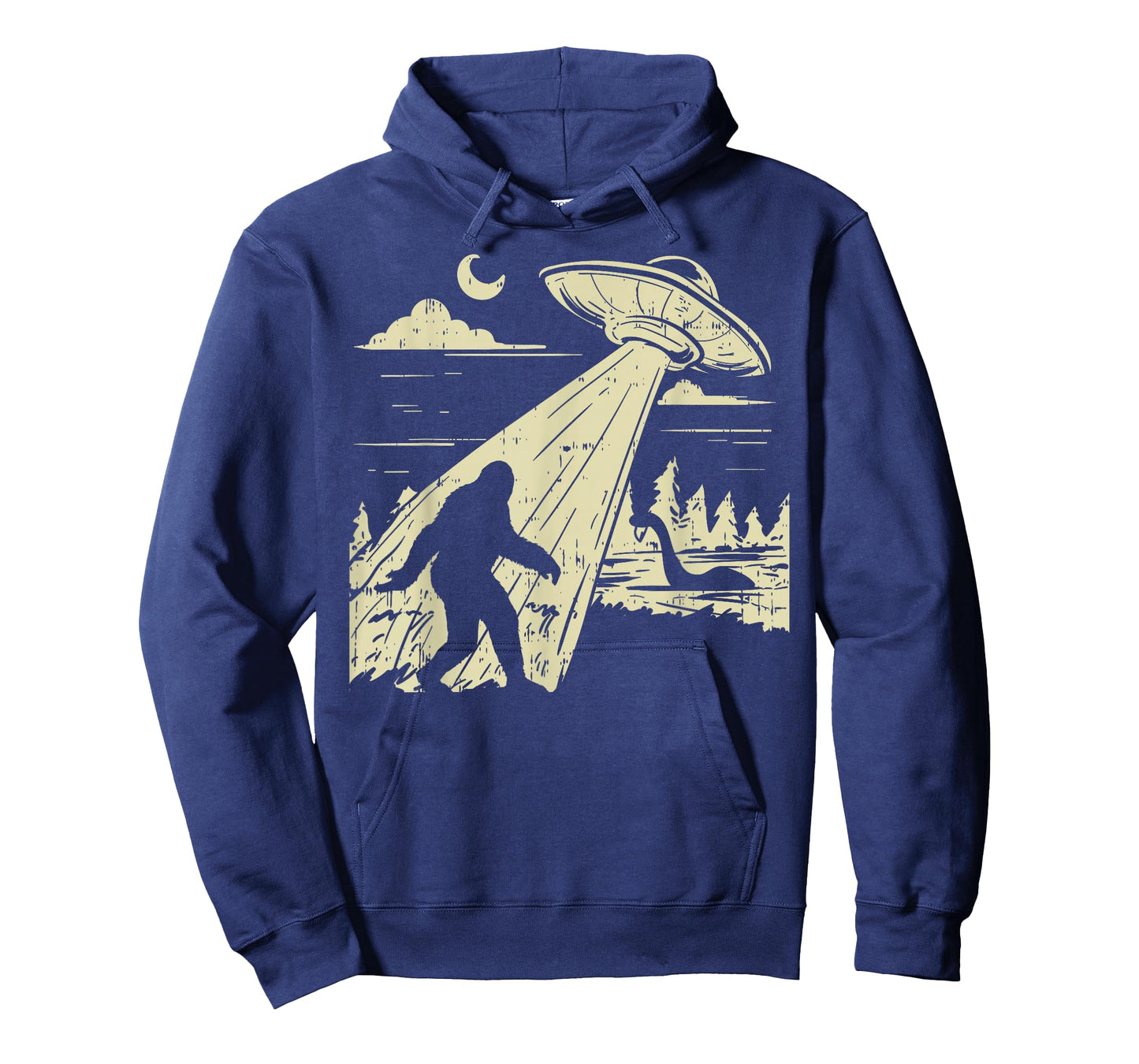 UFO Bigfoot Sasquatch Lochness Monster Funny Believe Gift T-Shirt
