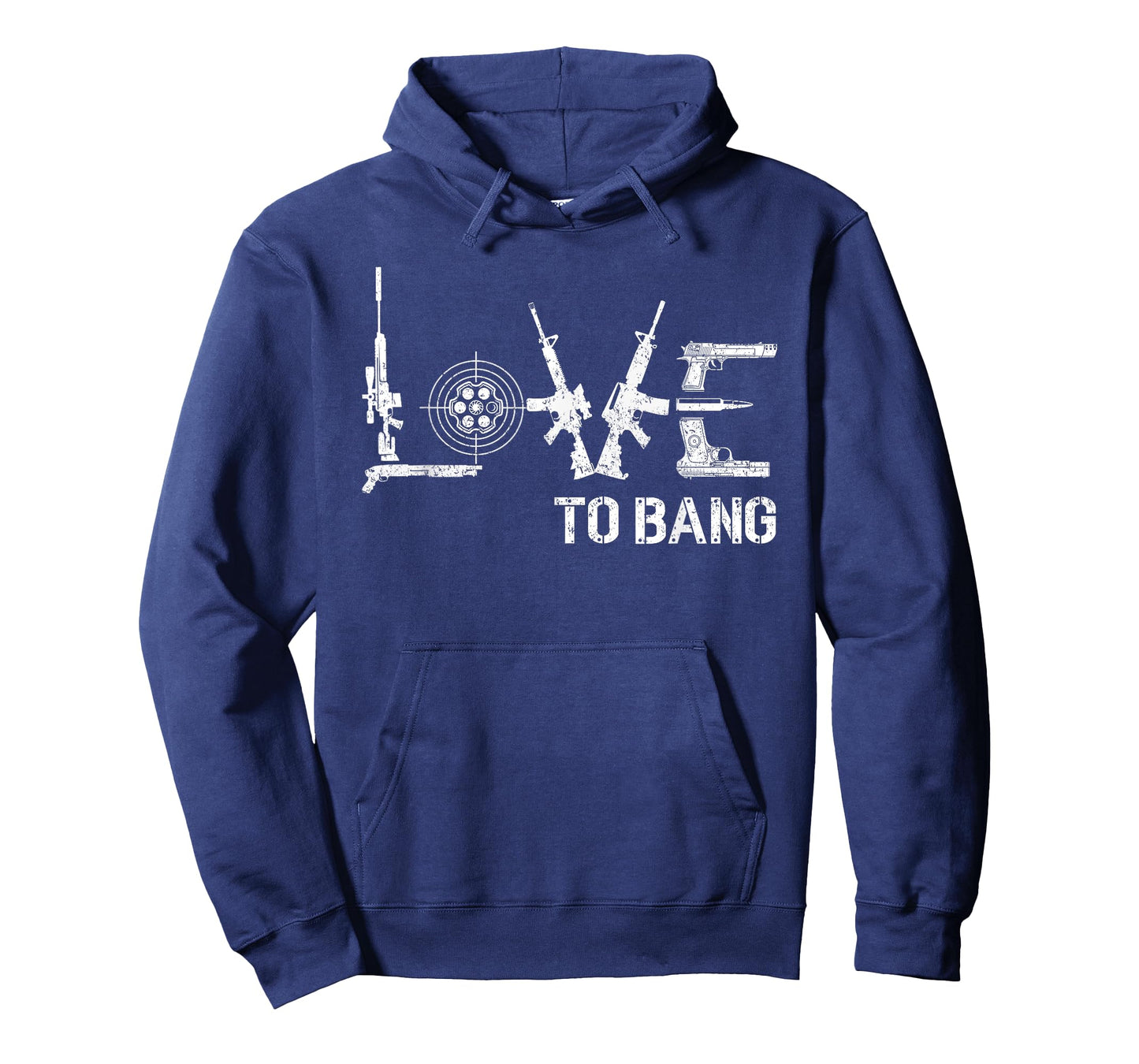 Love To Bang Gun Rifle Patriot Second Amendment USA Mens Tee T-Shirt