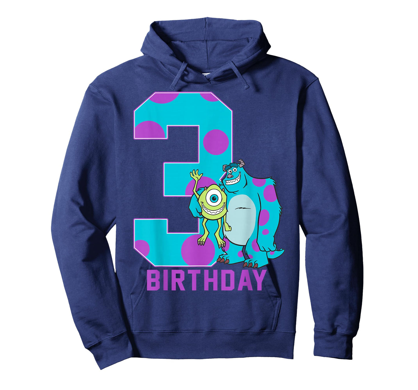 Disney Pixar Monsters Inc. Mike and Sully 3rd Birthday T-Shirt