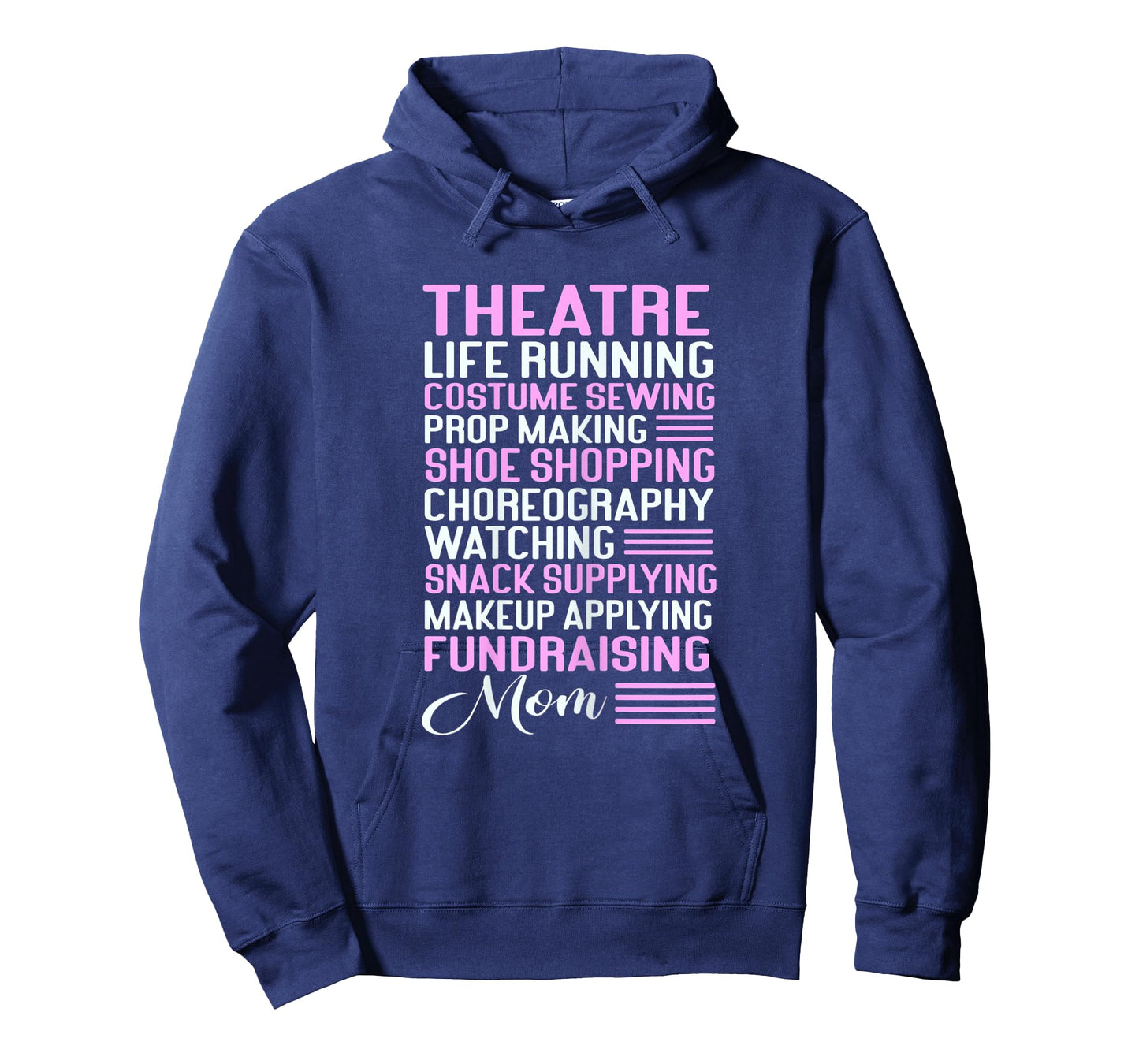Womens Theatre Mom, Theater Actress Broadway Musical Theatre T-Shirt