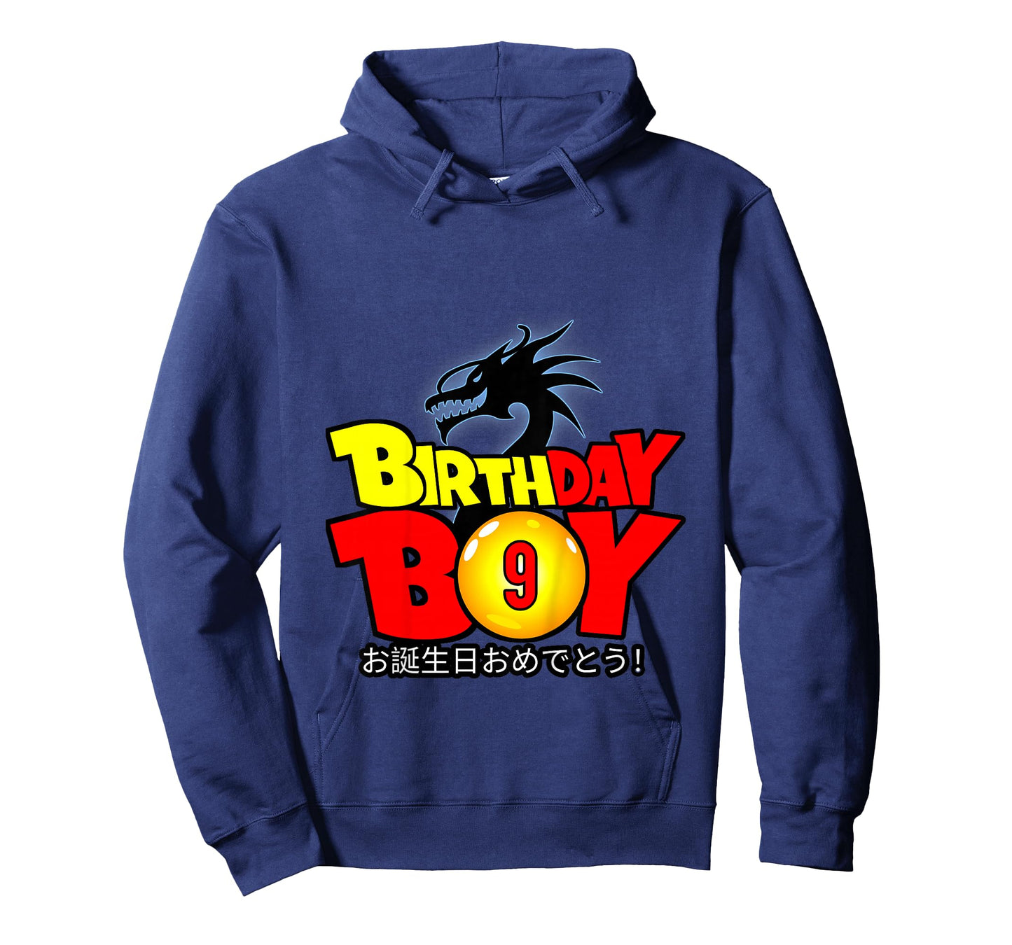 Kids 9 Year Old 9th Dragon Anime Style Birthday Gift for Boys T-Shirt