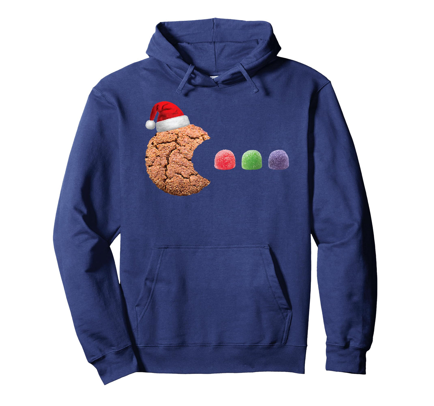 Funny 80's Retro Gamer Gingerbread Cookie Gumdrops Christmas T-Shirt