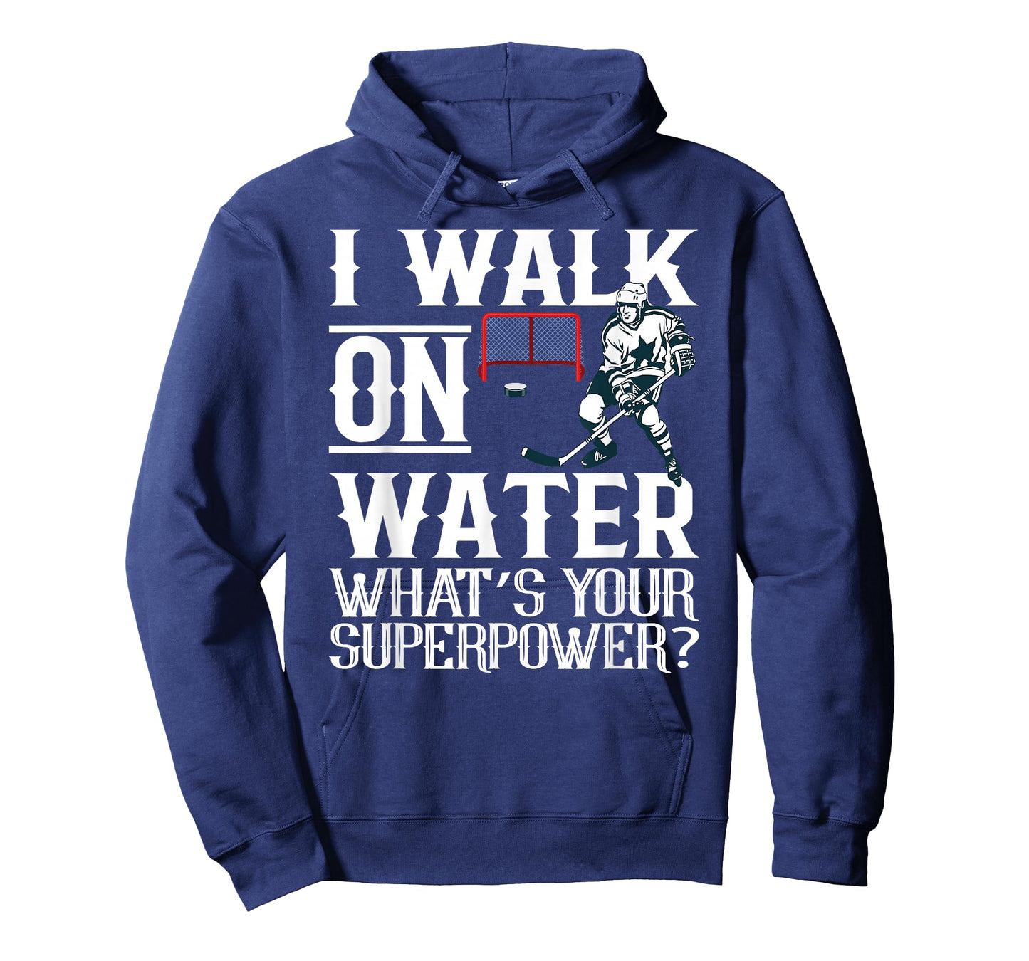 I Walk on Water Ice Hockey Lover Player Men Women Youth T-Shirt