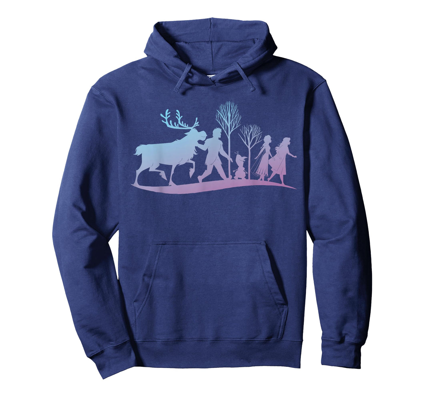 Disney Frozen 2 Characters Gradient Silhouette T-Shirt