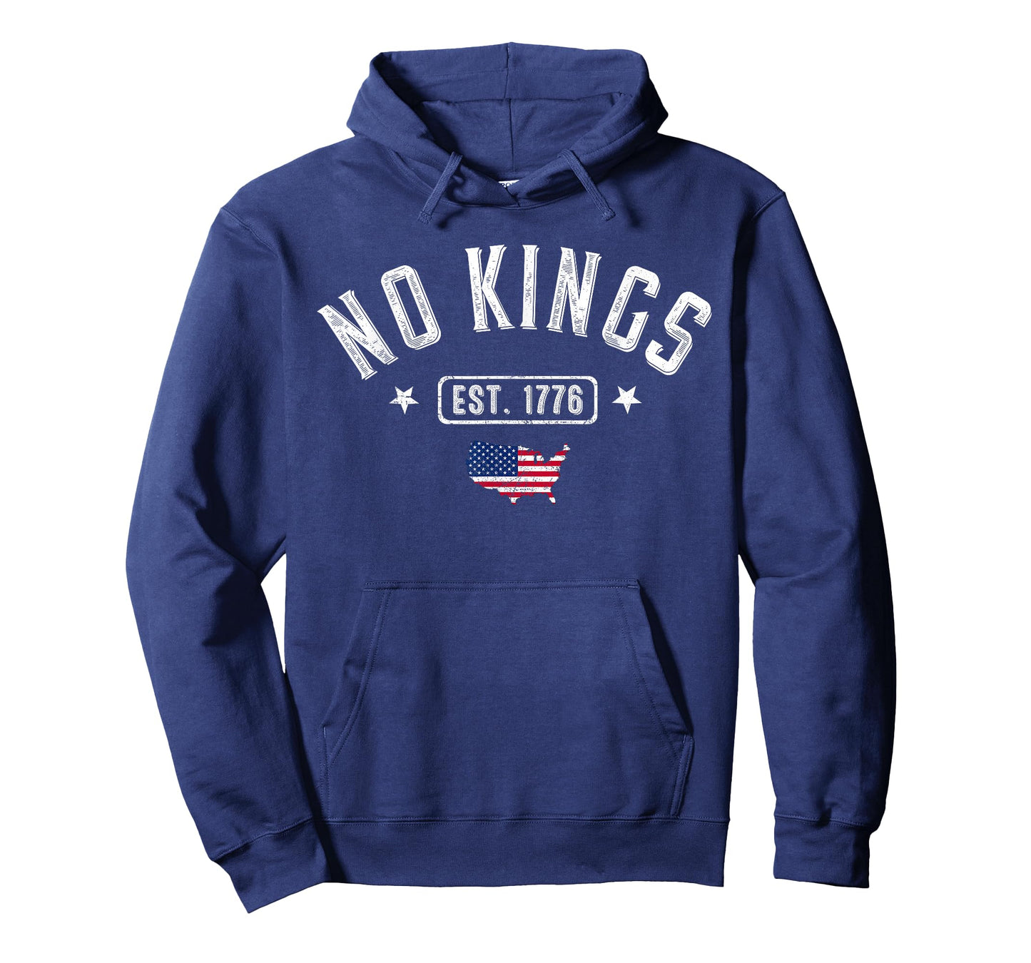 No Kings In America Since 1776 Resist 8647 US Flag Men Women T-Shirt