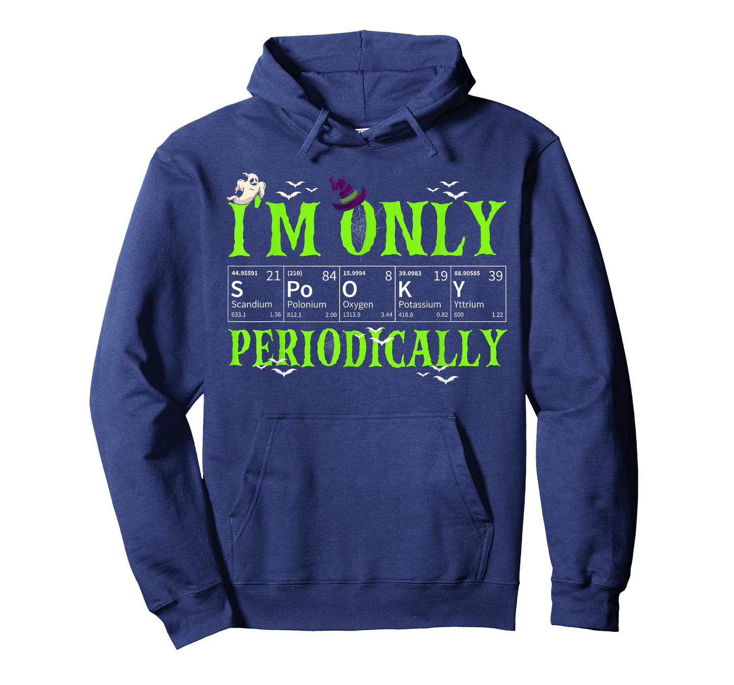 Only Spooky Periodically Funny Halloween Chemistry Teacher Men Women T-Shirt