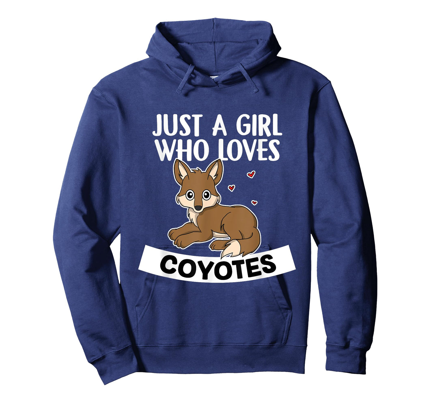 Just A Girl Who Loves Coyotes Cute Wolf Coyote Costume T-Shirt