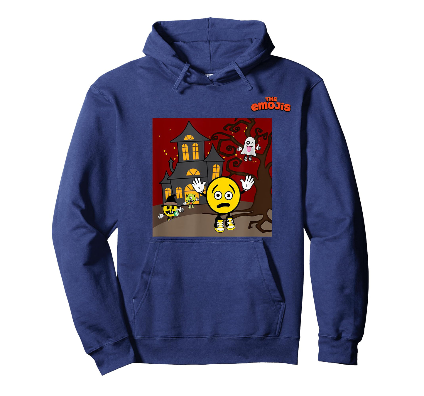 emoji haunted house phantom witch scared face T-Shirt