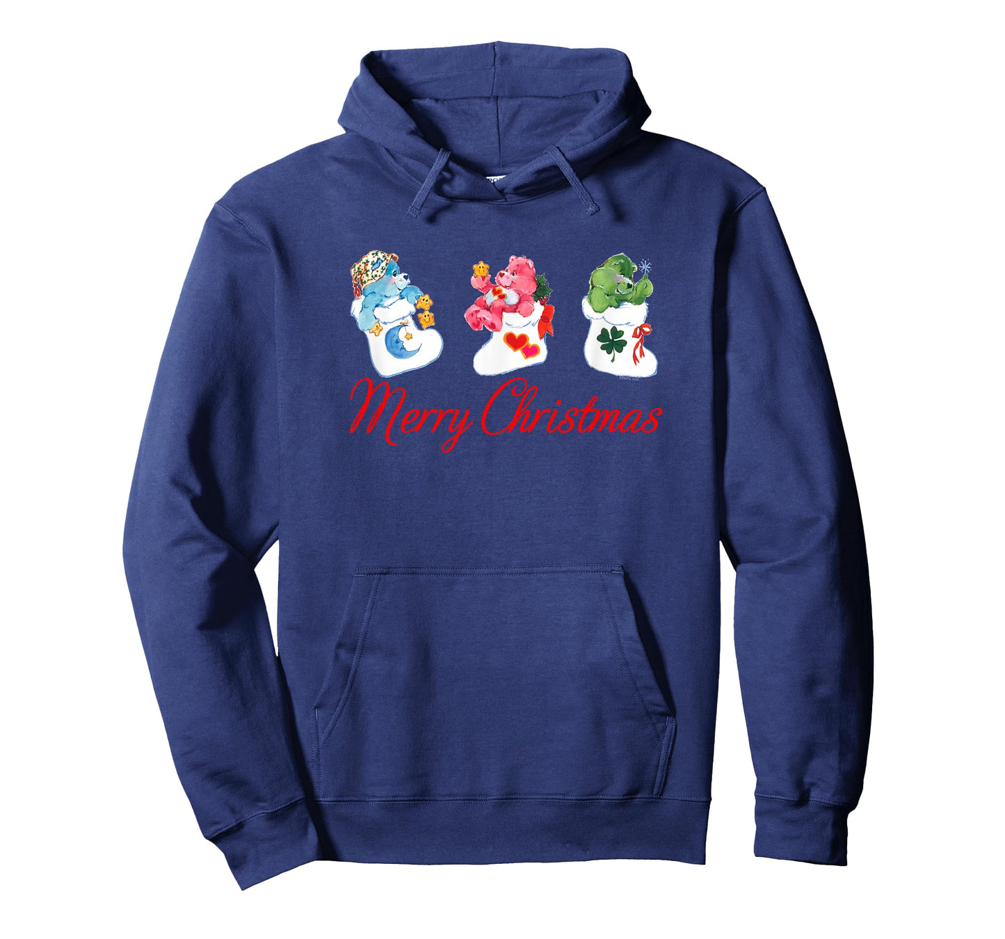 Care Bears Merry Christmas Stockings Retro Cartoon T-Shirt