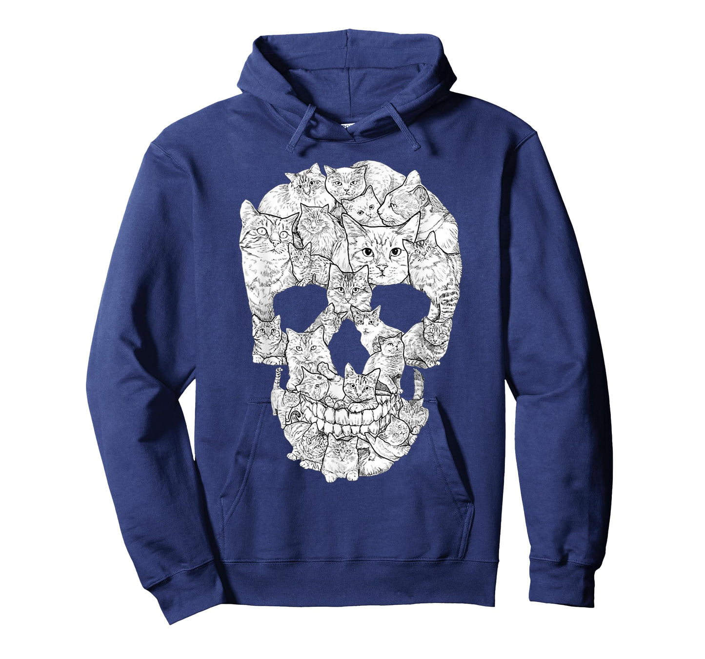 Cat Skull T-Shirt - Kitty Skeleton Halloween Costume Idea T-Shirt for Men Women Kids