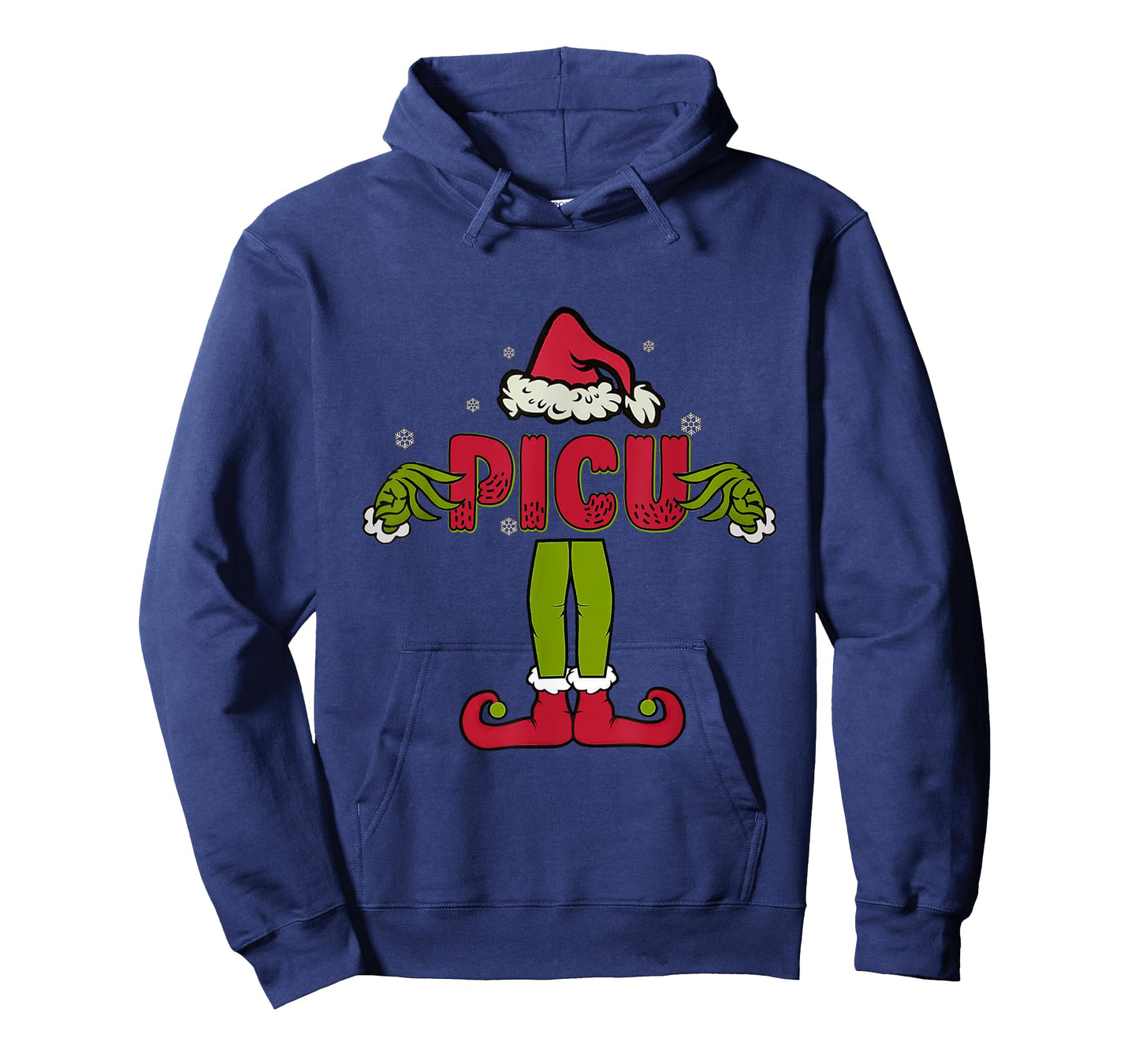 Funny Pediatric Intensive Care Unit Christmas Matching Scrub T-Shirt