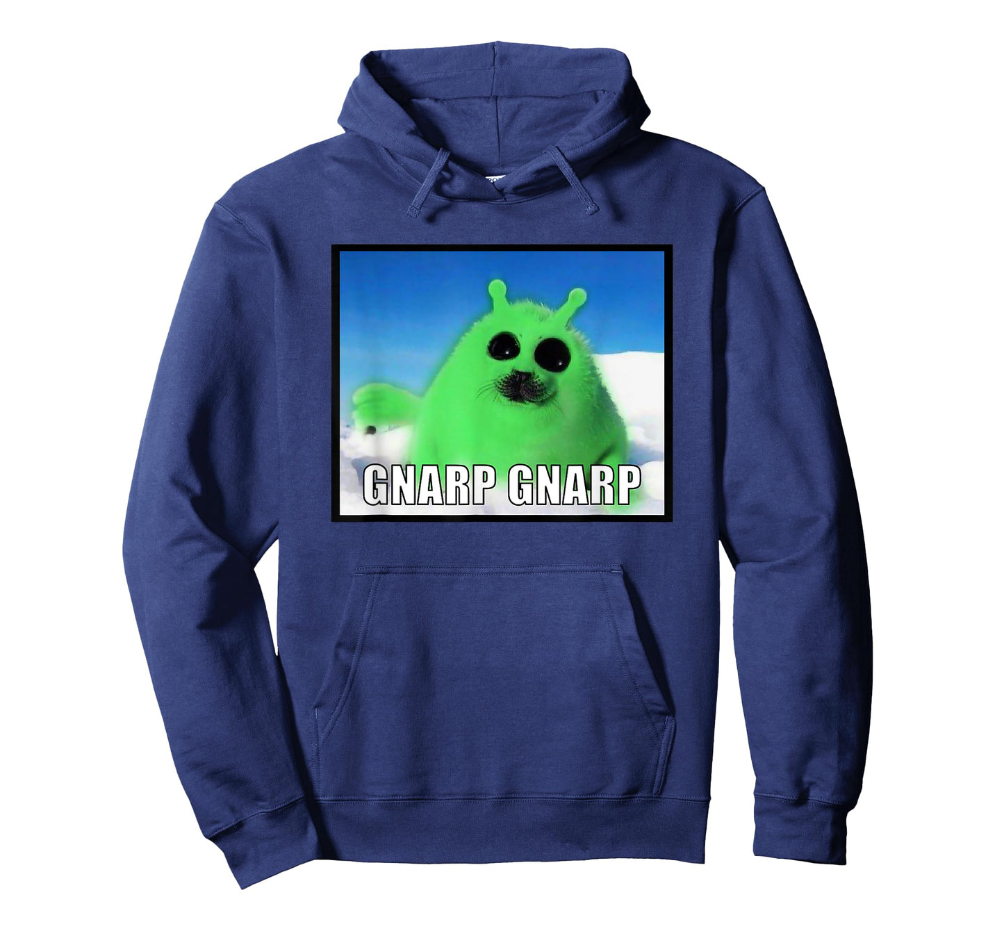 Gnarp Seal Silly Alien Cat Meme Men Women Girls Kids T-Shirt