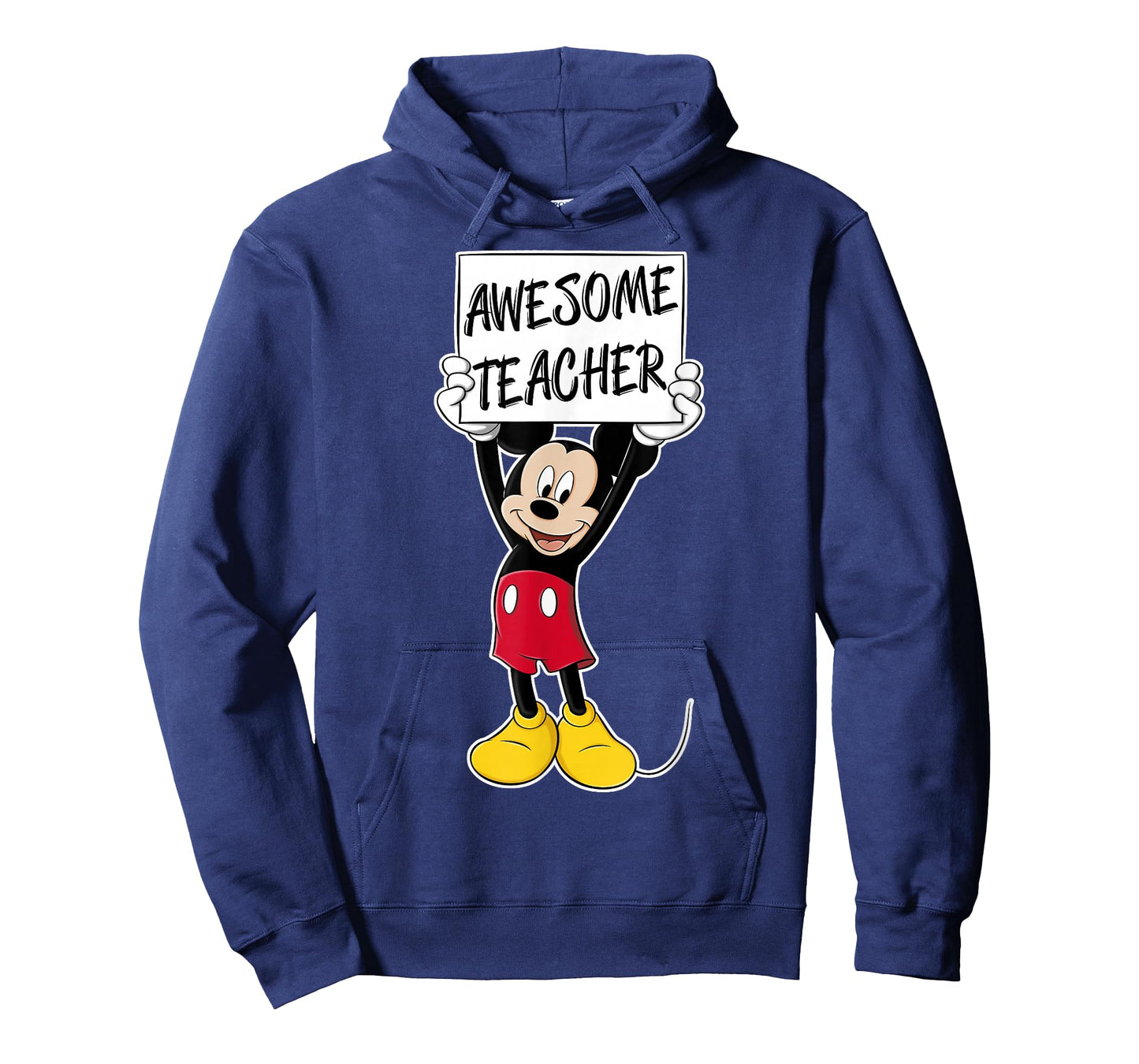 Disney Mickey and Friends Awesome Teacher Vintage Sign T-Shirt