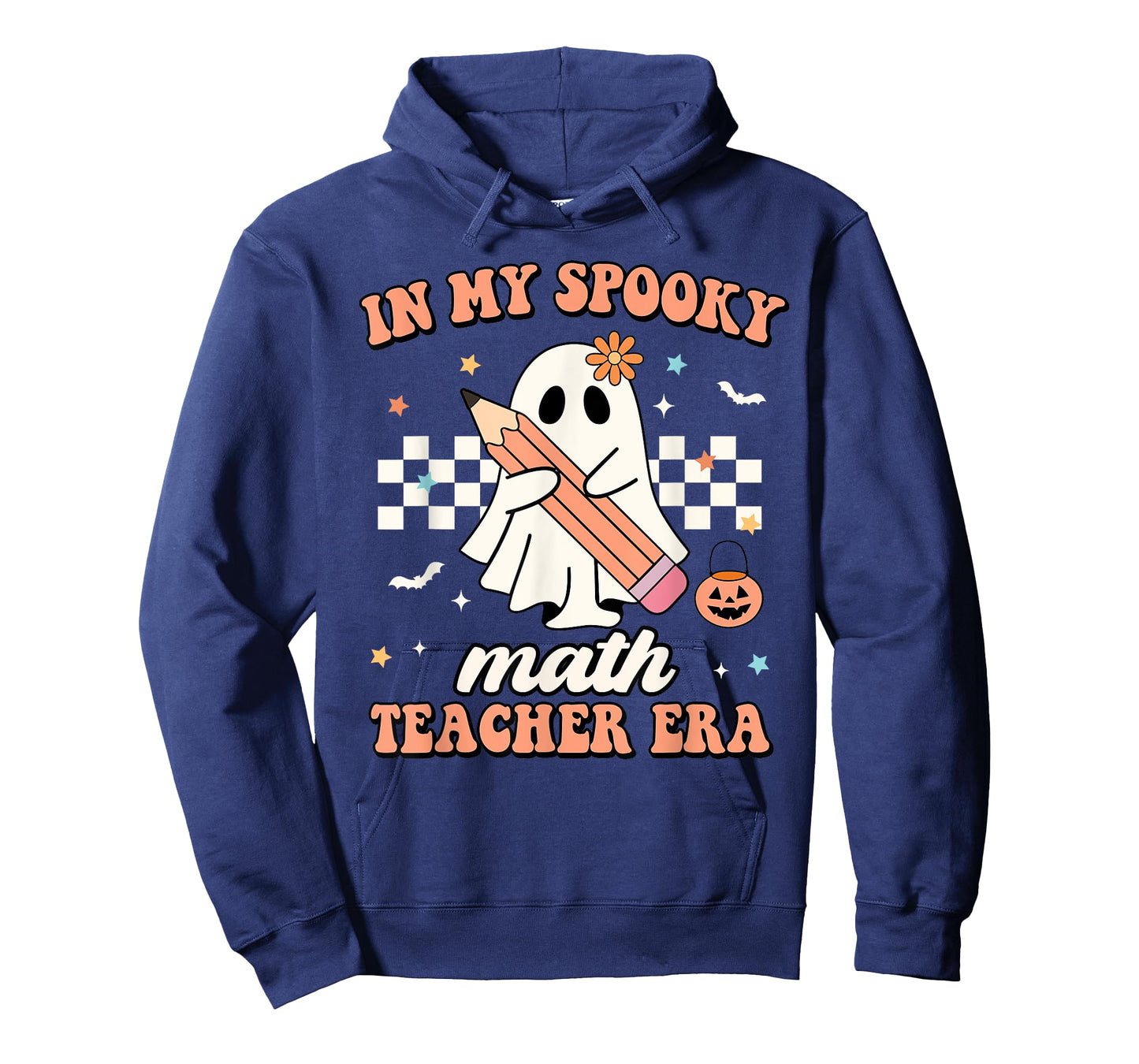 In My Spooky Math Teacher Era Groovy Retro Halloween Costume Men Women T-Shirt