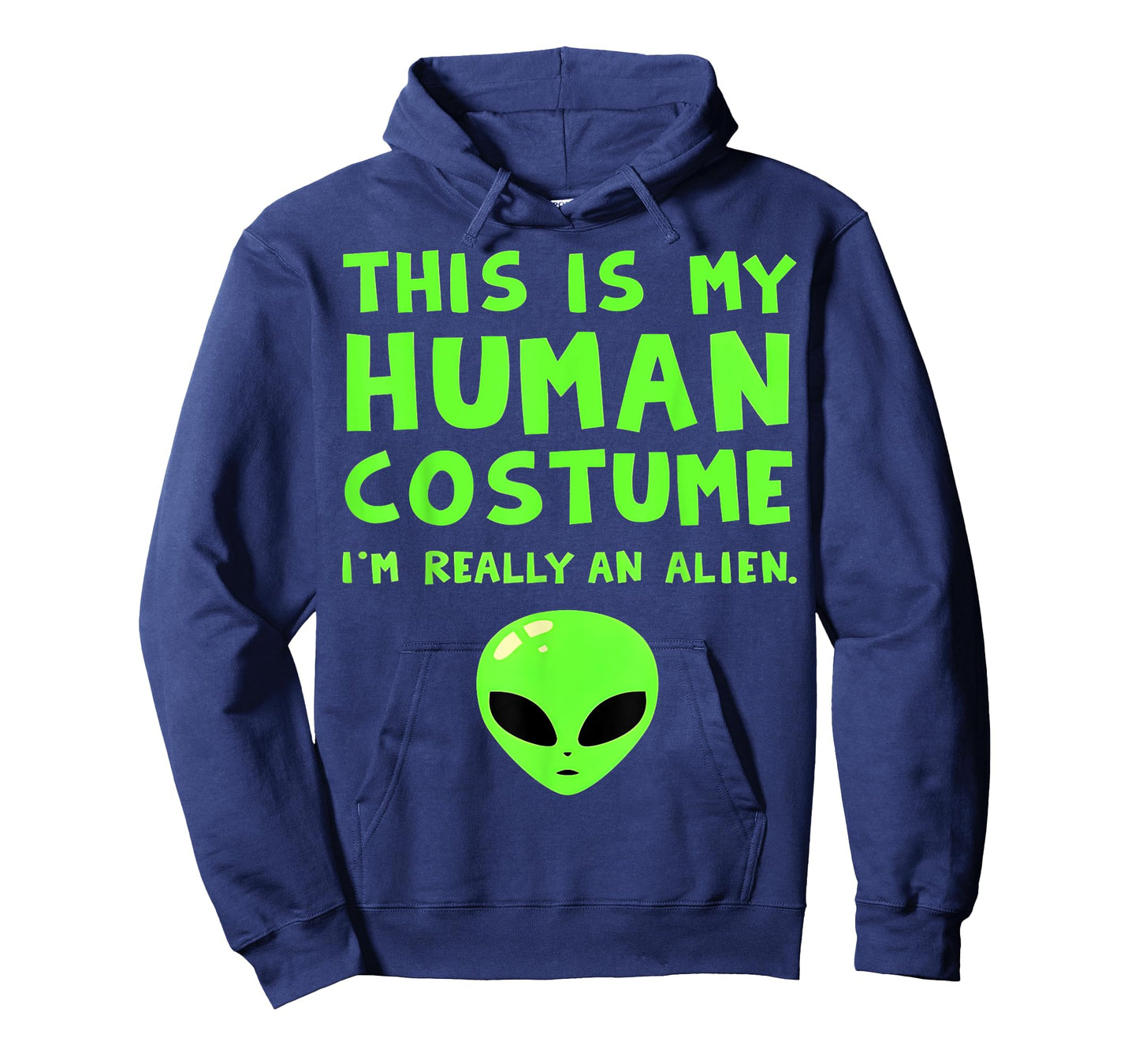 Funny Alien Human Costume T-Shirt