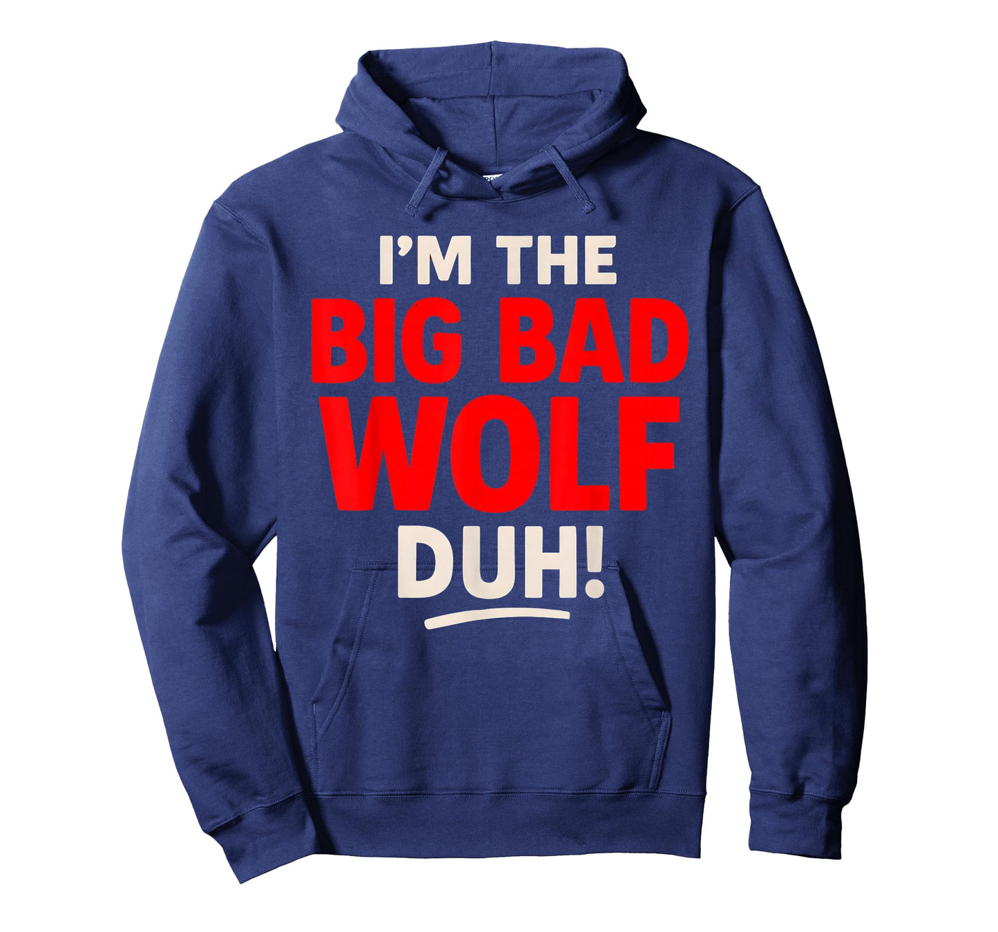 I'm The Bad Wolf duh Costume for DIY Halloween Party Wolf T-Shirt