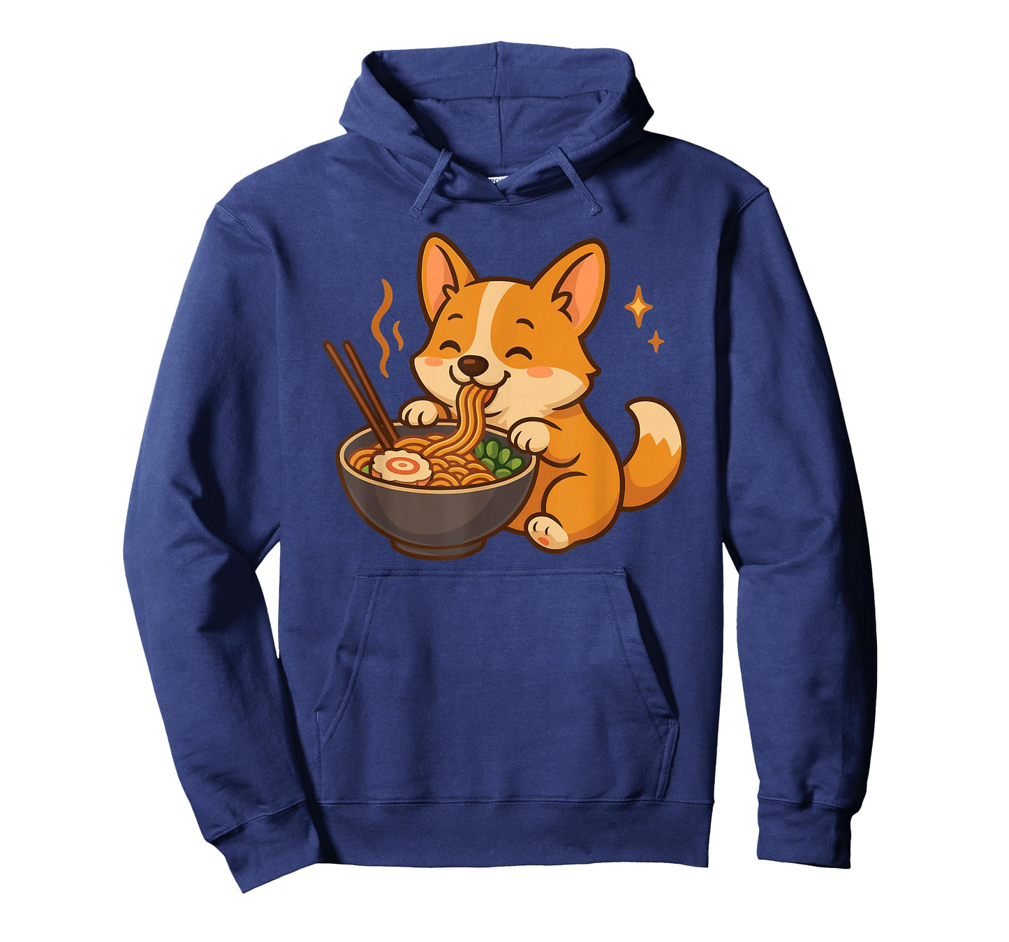 Corgi with Noodles Ramen Kawaii Dog T-Shirt