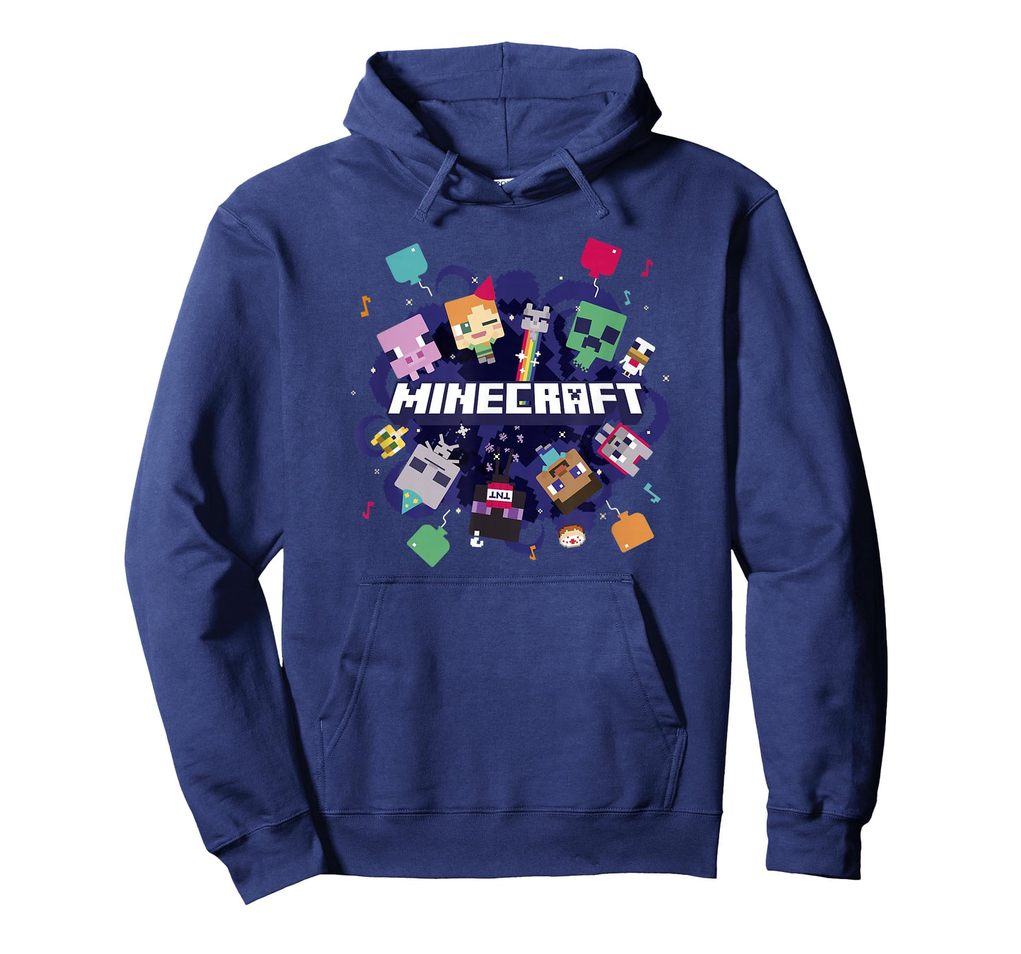 Minecraft Chibi Mobs Party Celebration Logo T-Shirt