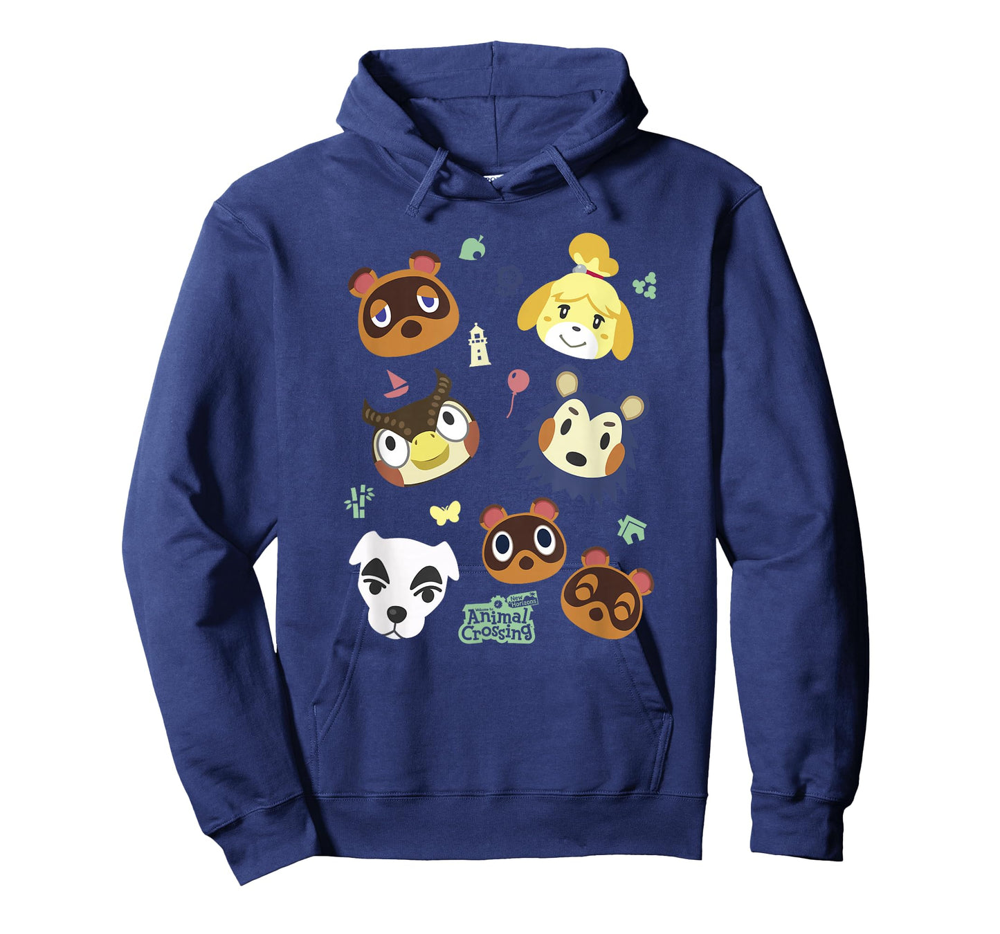 Animal Crossing Cute Pet Friends Nintendo Big Face Jumble T-Shirt