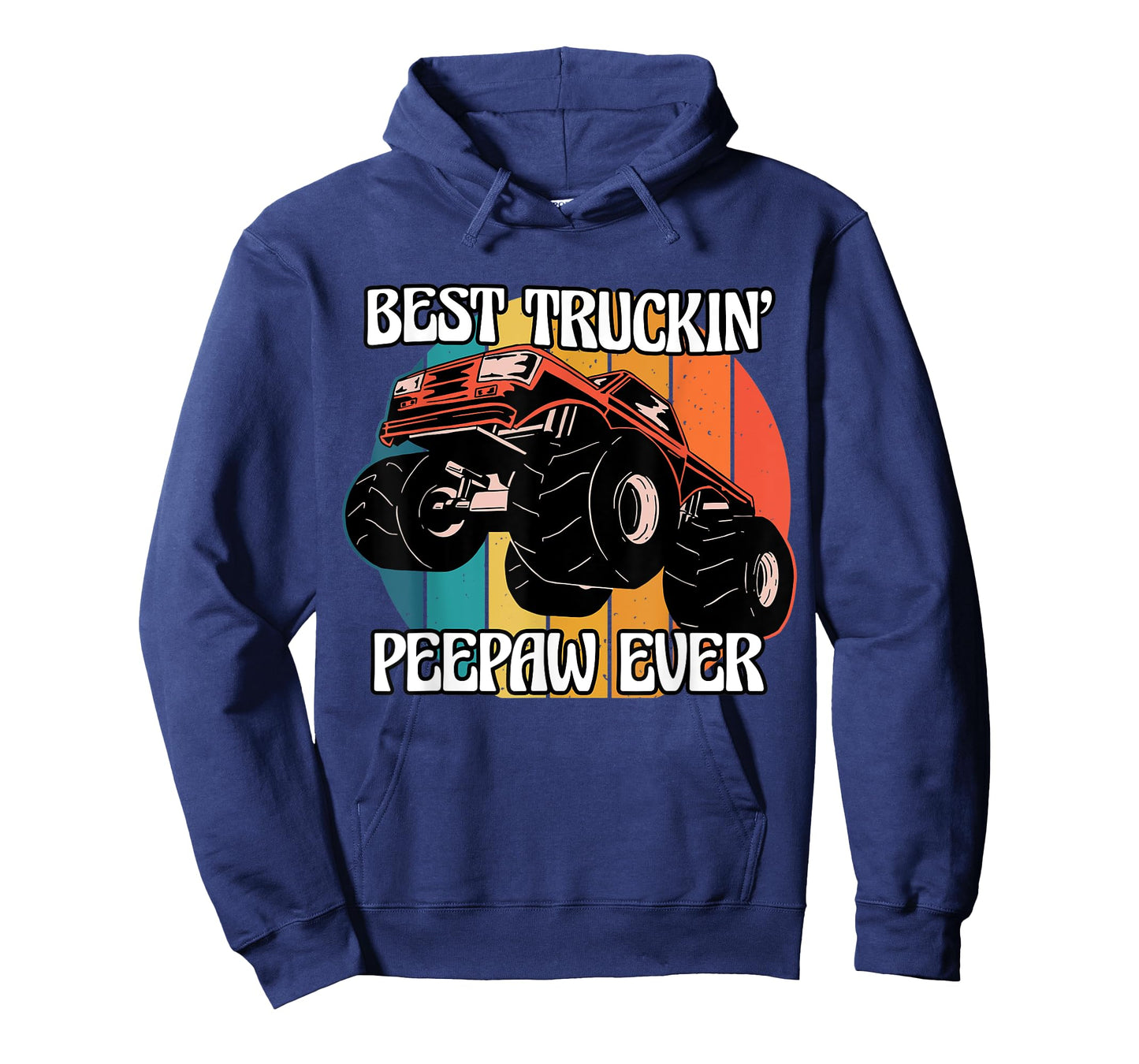 Mens Best Trucking Peepaw Ever Monster Truck Trucker USA T-Shirt