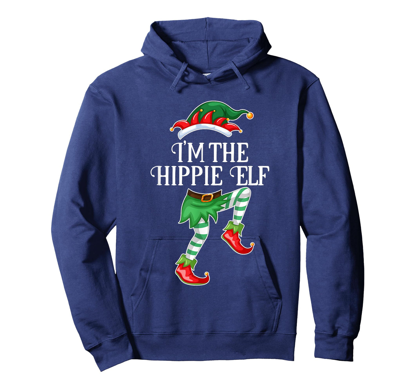 I'm the Hippie Elf Christmas Matching Family Group Gift T-Shirt