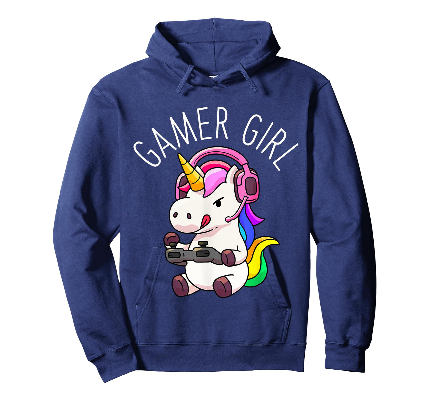 Gamer Girl Unicorn Gaming Cute Video Game Gift Women Girls T-Shirt Small