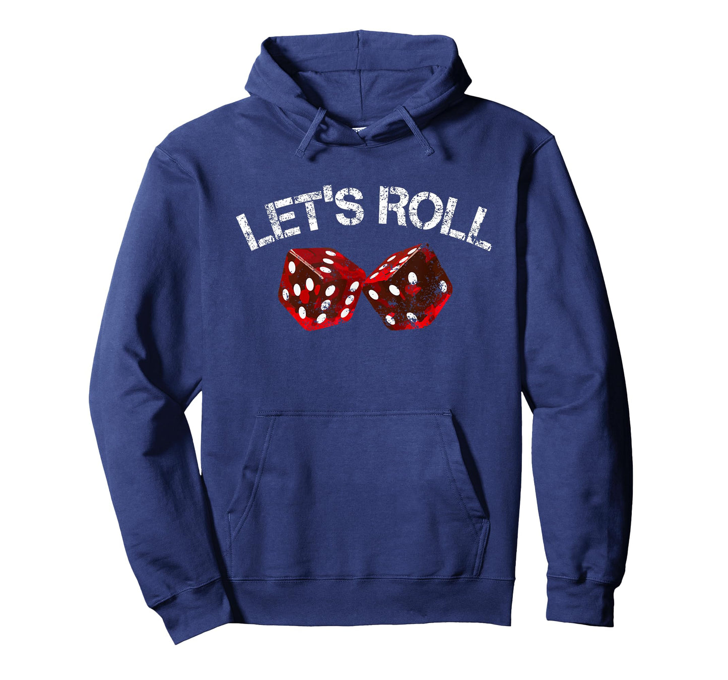 Let's Roll Funny Red Dice Craps Game Night T-Shirt