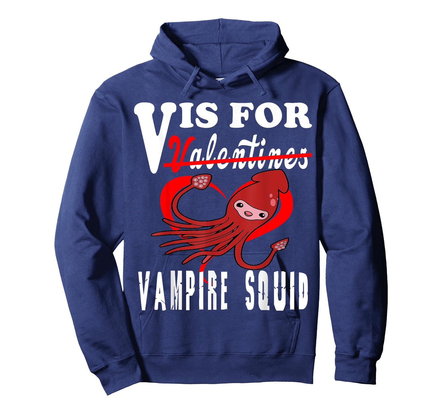 V is for Vampire Squid Valentine's Day 2022 Tees T-Shirt