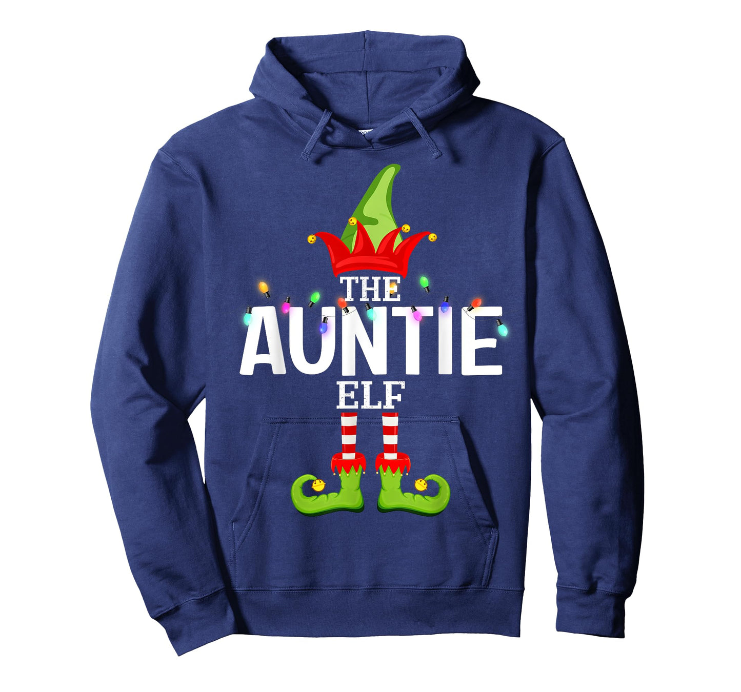 The Auntie Elf Christmas Matching Pajamas T-Shirt