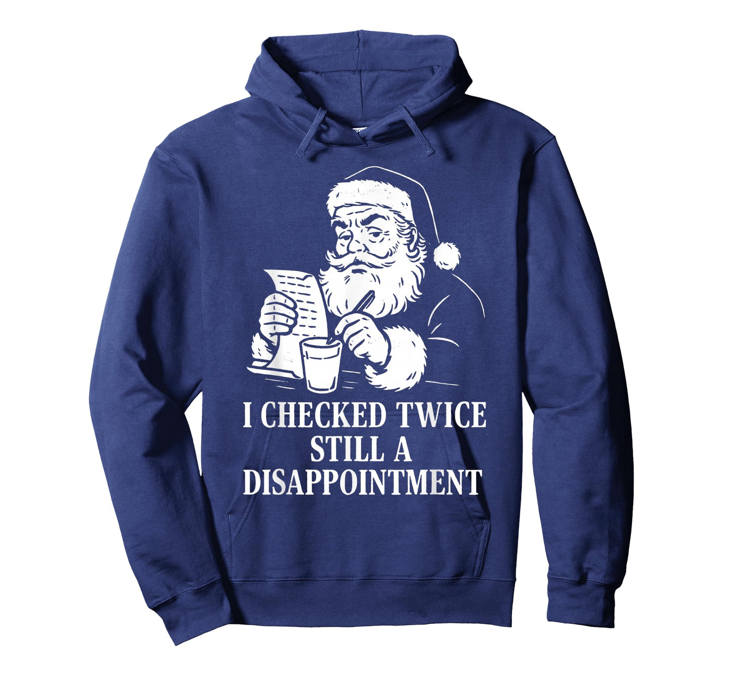 I Checked Twice Still a Disappointment Family Christmas T-Shirt