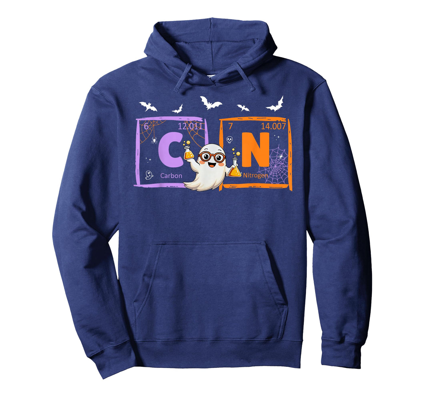 Funny Six Seven 67 Meme Halloween Ghost Chemistry Teacher T-Shirt