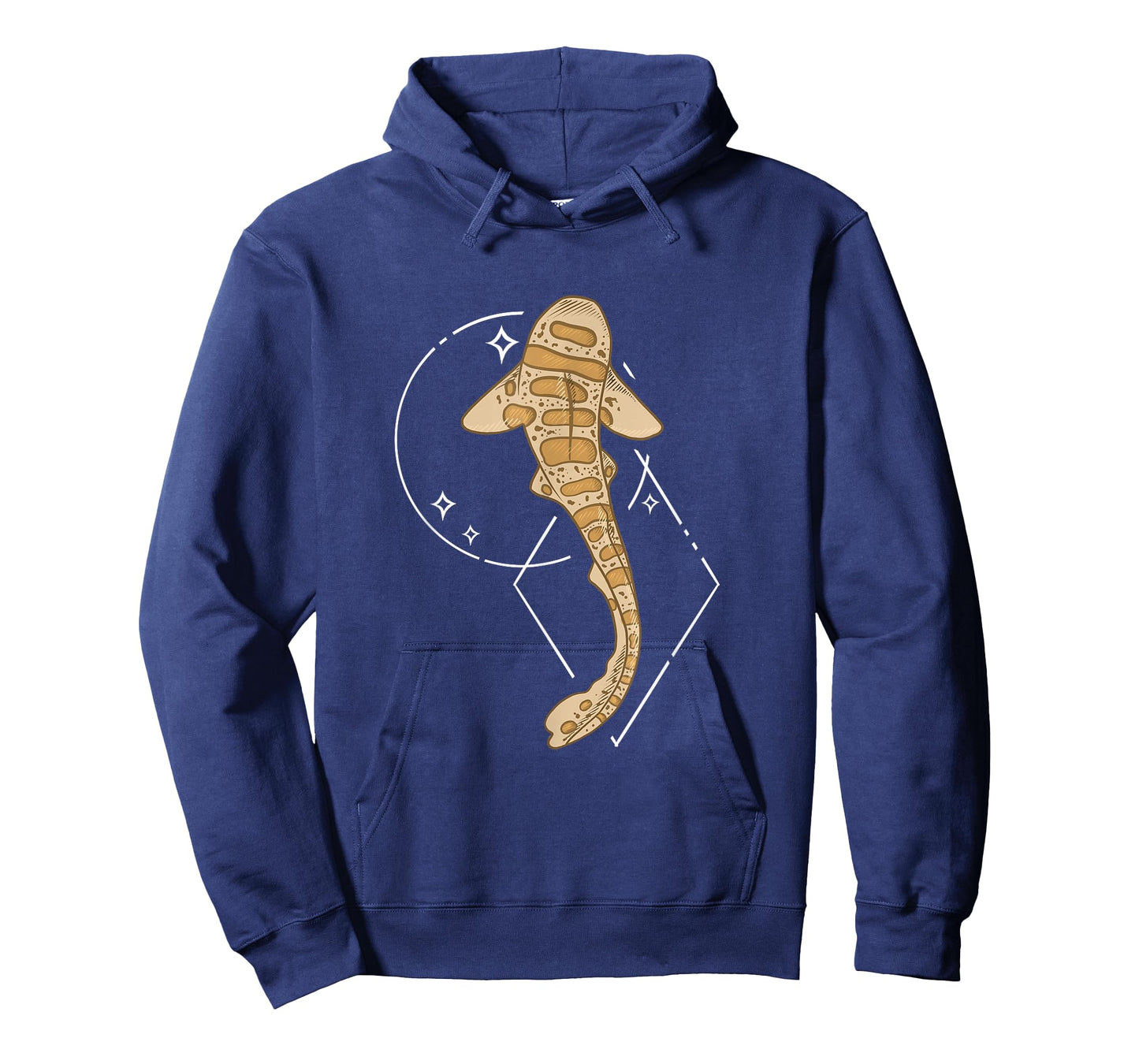 Leopard Shark Ocean Vintage Design T-Shirt