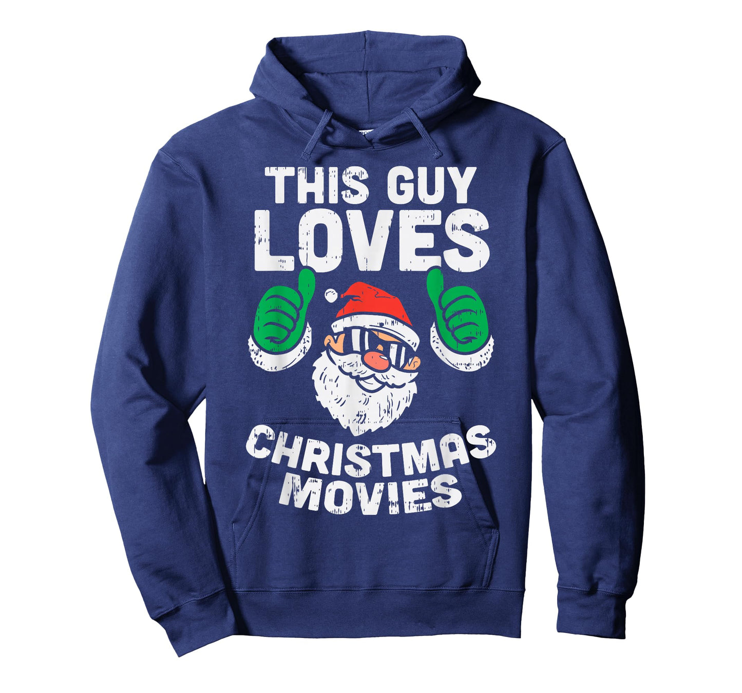 This Guy Loves Christmas Movies Santa Matching Xmas Men Gift T-Shirt