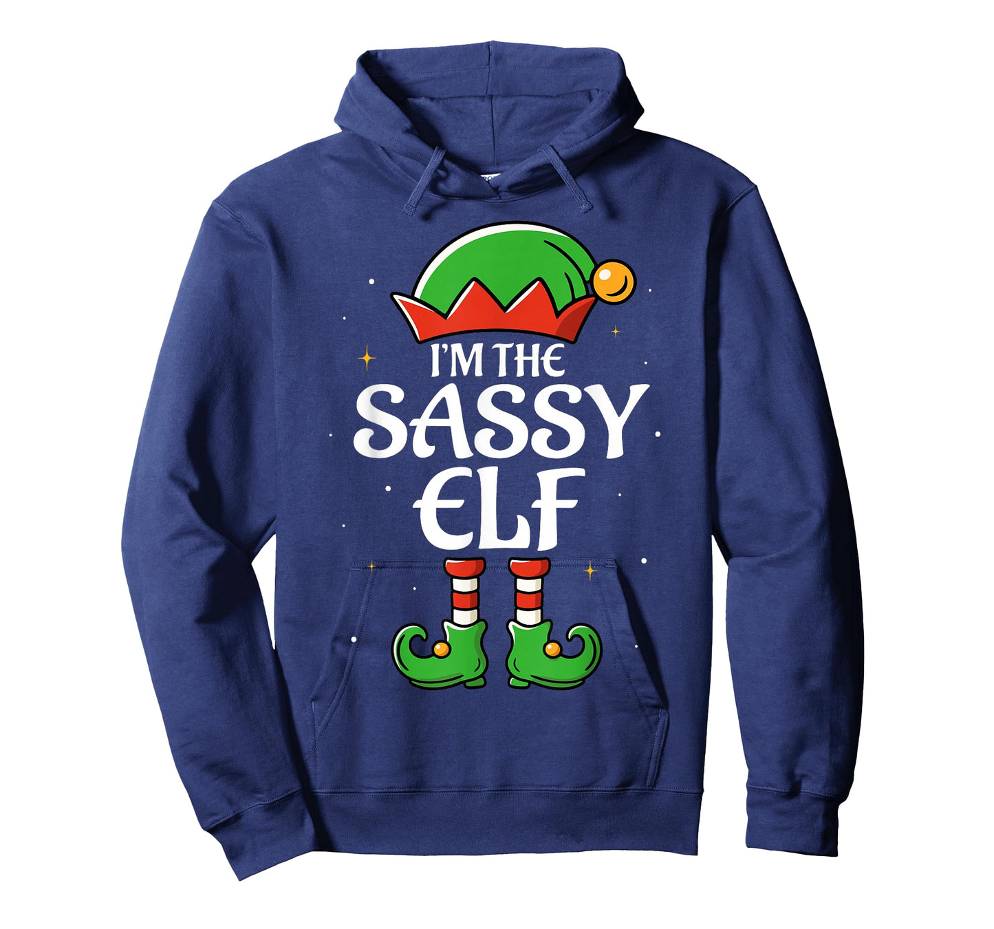 The Sassy Elf for Girls Boys Women Men Matching Christmas T-Shirt