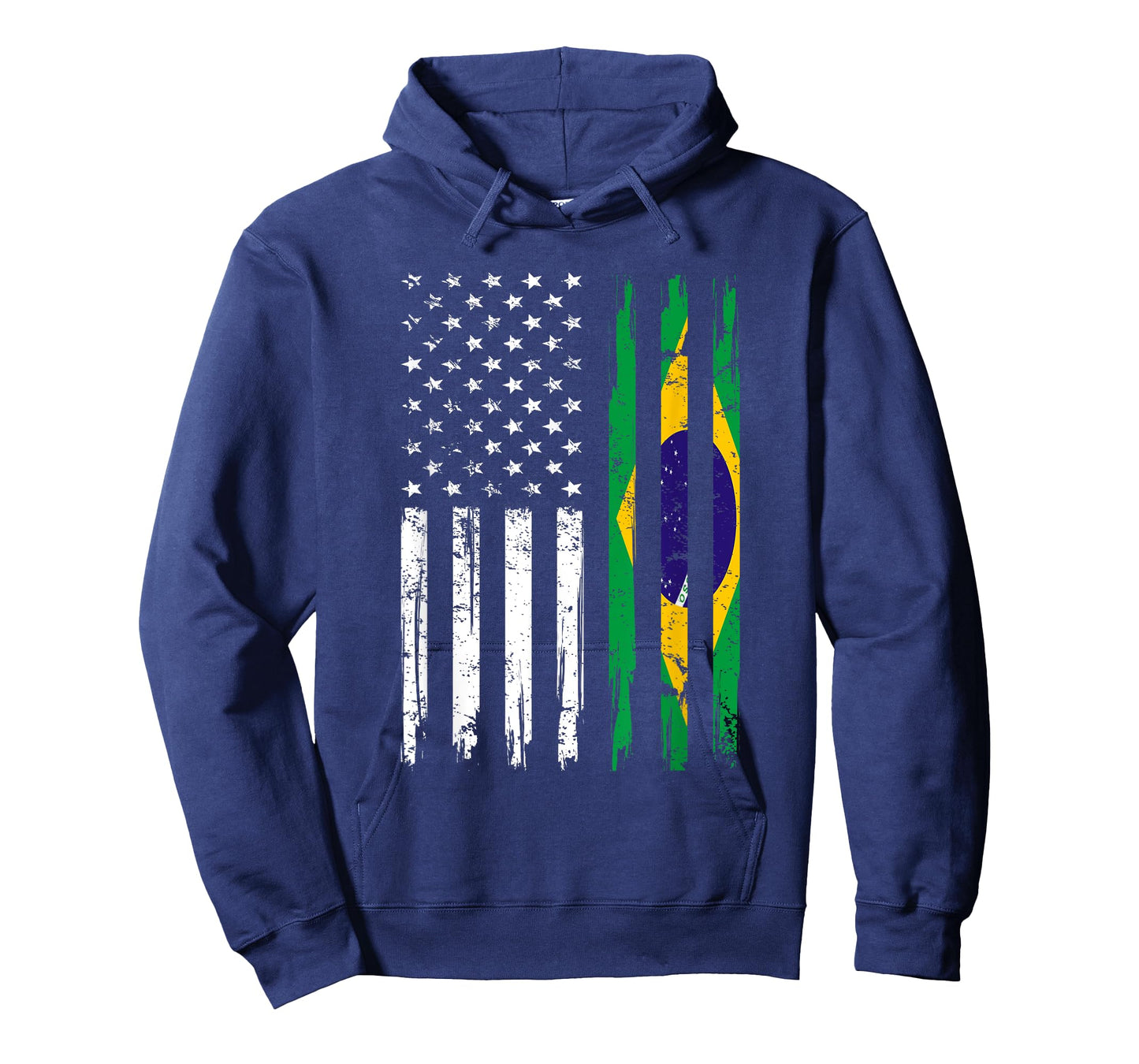 Half American And Brazilian America Brazil Flag Brasileira T-Shirt